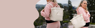 A collection featuring our organic Diaper Bag and other accessories for you newborns 