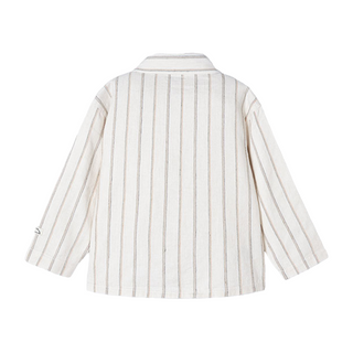 Striped Linen Overshirt - SofiaMila