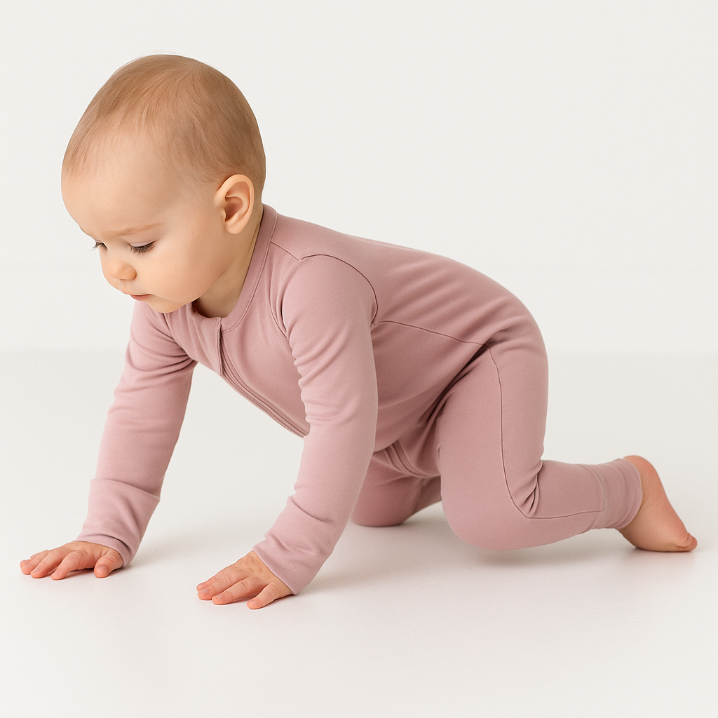 Bamboo Zipper Convertible Sleeper Plum Purple