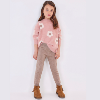Kids Knit Pants and Sweatshirt Set for Girls - SofiaMila