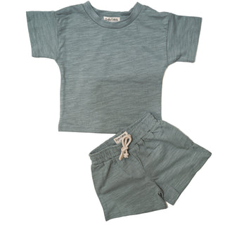 Shirts & Shorts Set with Stripes for Kids - SofiaMila