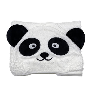 Organic Bamboo Viscose Hooded Towel with Animal Designs for Babies and Kids - SofiaMila