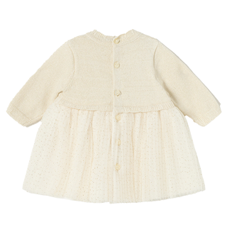 Baby Knit Beige Dress - SofiaMila