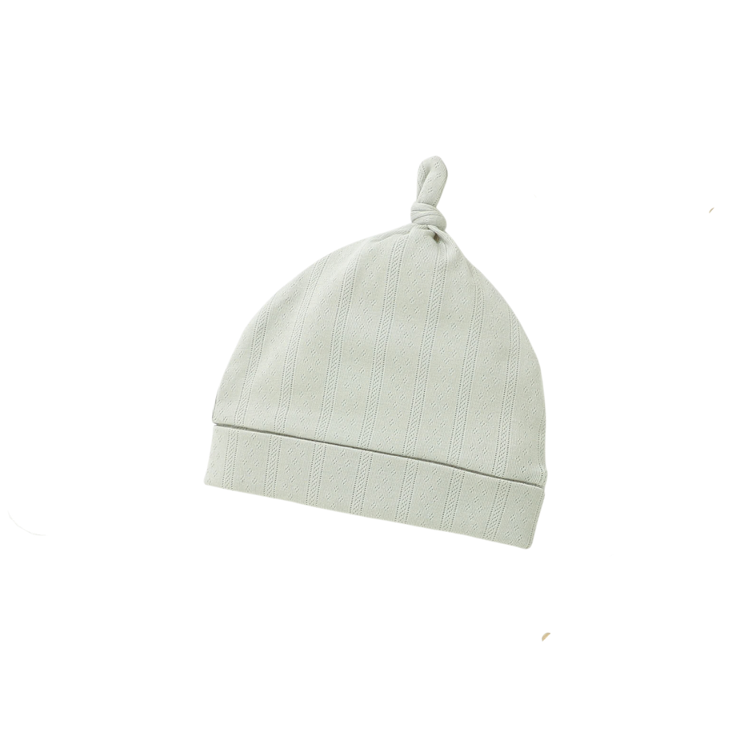 Organic Cotton Pointelle Baby Hat