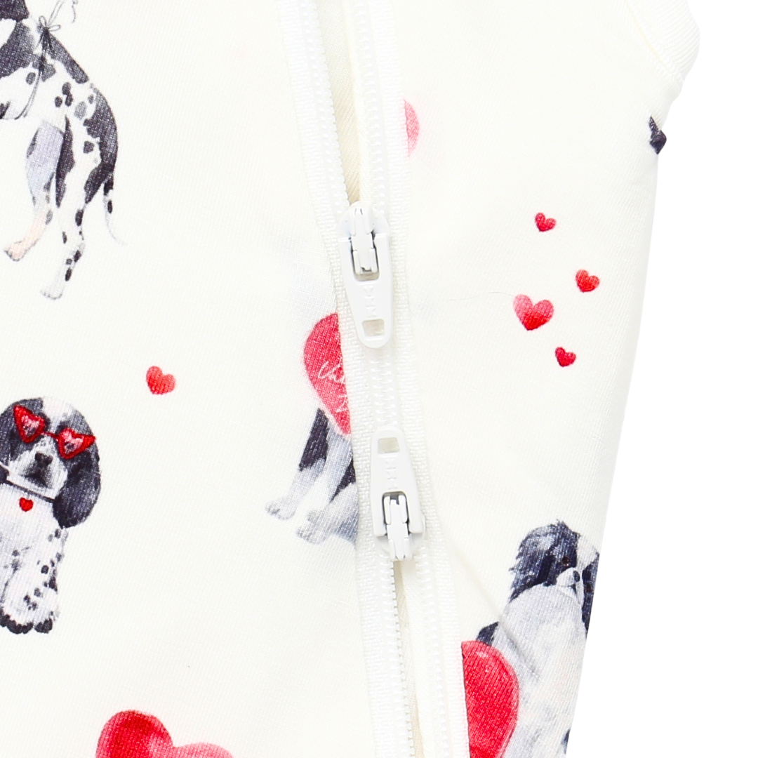 Bamboo Sleep Sack Puppy Valentine