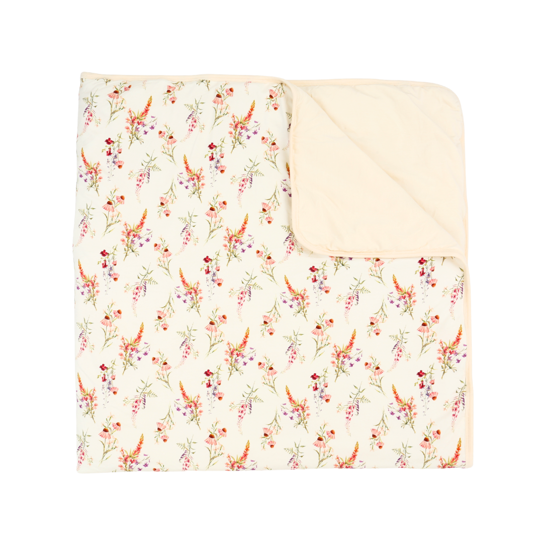 Bamboo Large Blanket Flora