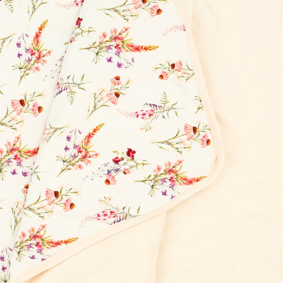 Bamboo Large Blanket Flora