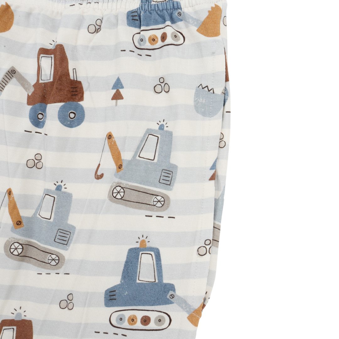 Unisex Adult Bamboo Pajama Set Little Builders
