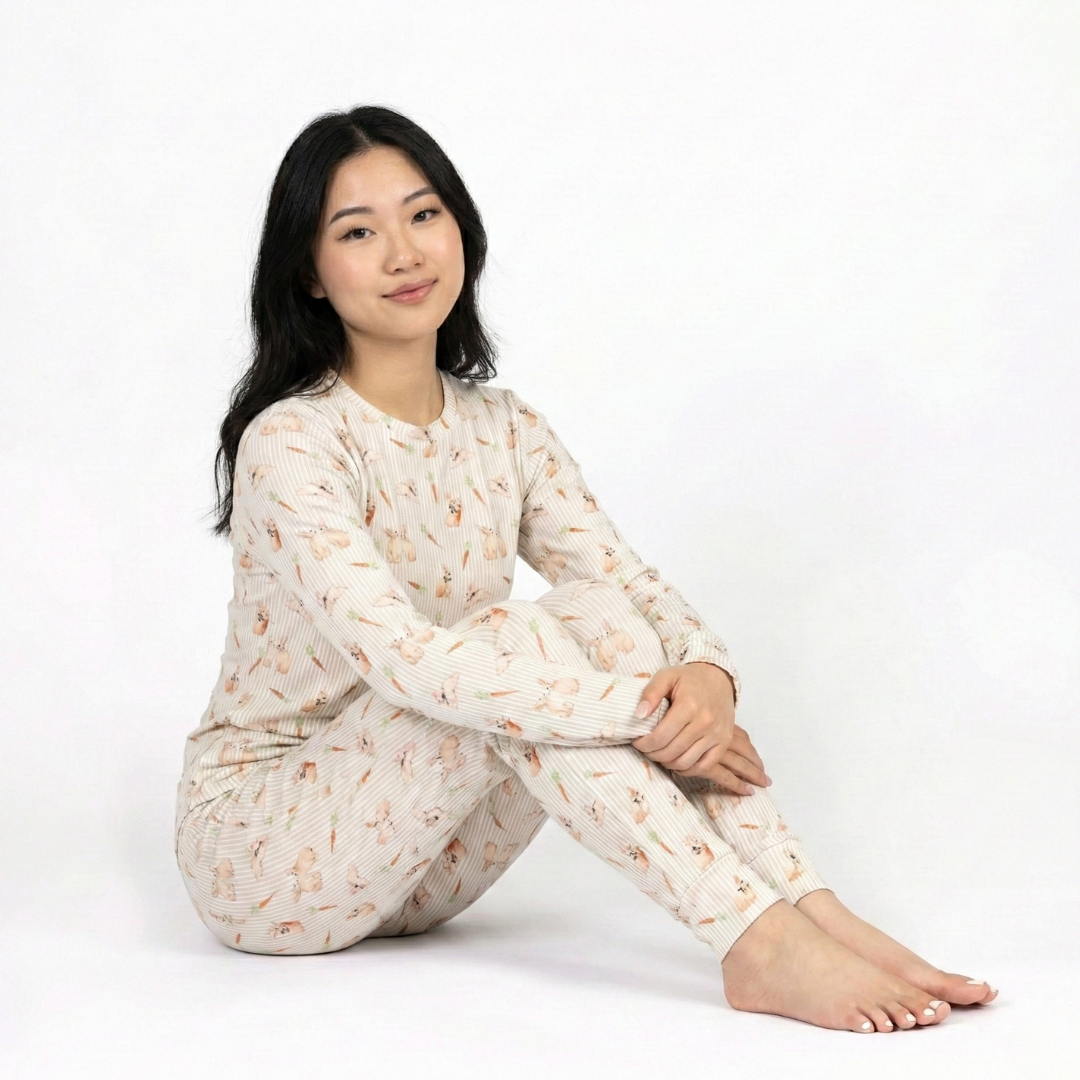 Women's Adult Bamboo Two Piece Bunny Trail