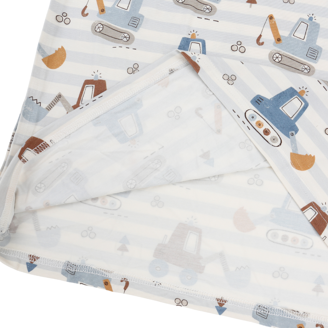 Unisex Adult Bamboo Pajama Set Little Builders