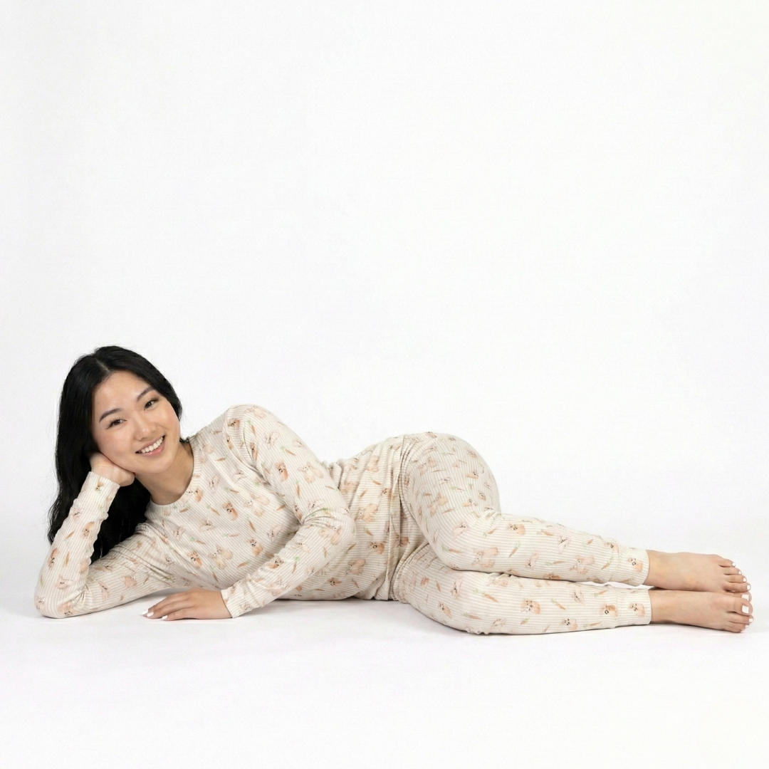 Women's Adult Bamboo Two Piece Bunny Trail