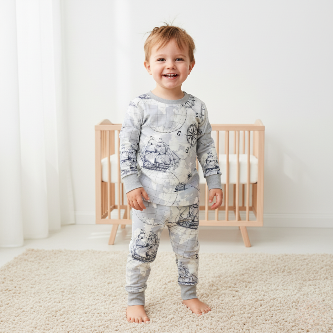 Bamboo Two-Piece Pajama Sailor