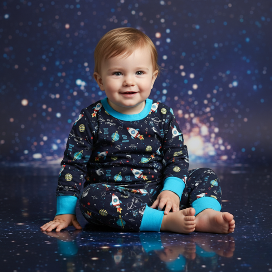 Bamboo Two Piece Pajama Galactic Dreams