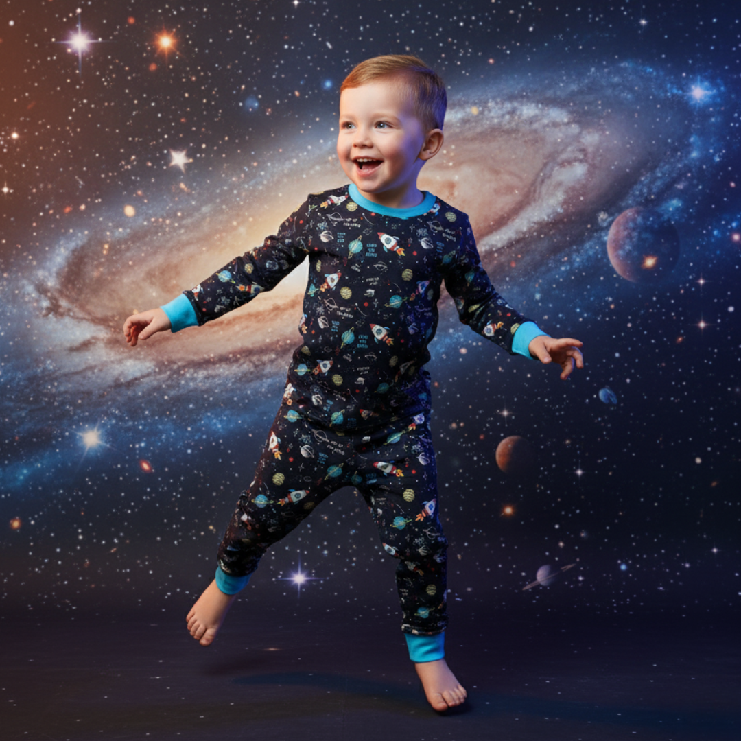 Bamboo Two-Piece Pajama Galactic Dreams