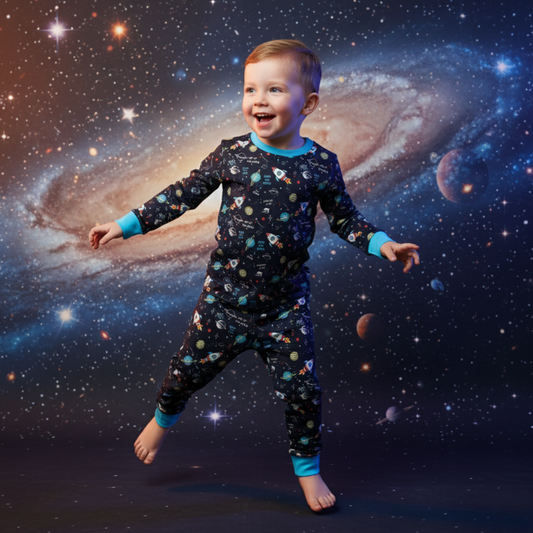 Bamboo Two Piece Pajama Galactic Dreams