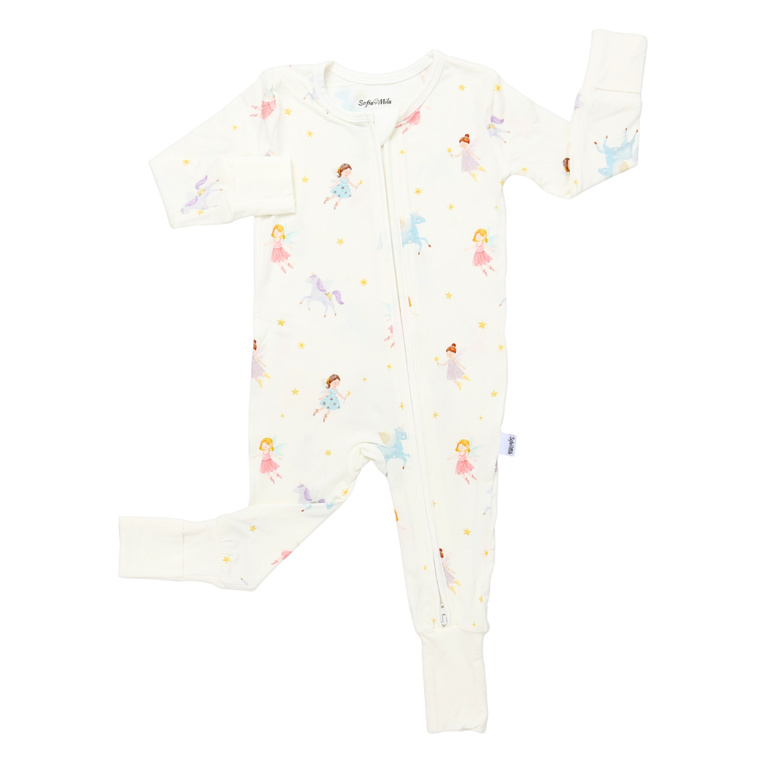 Bamboo Zippy Pajama Fairy Friends