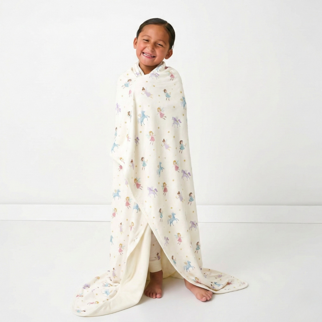 Bamboo Large Blanket Fairy Friends