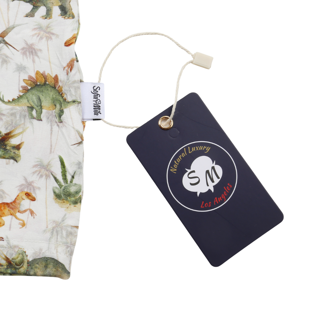 Unisex Adult Bamboo Pajama Set Dino World