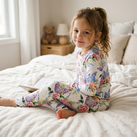 Bamboo Two-Piece Pajama Wildflower Whimsy