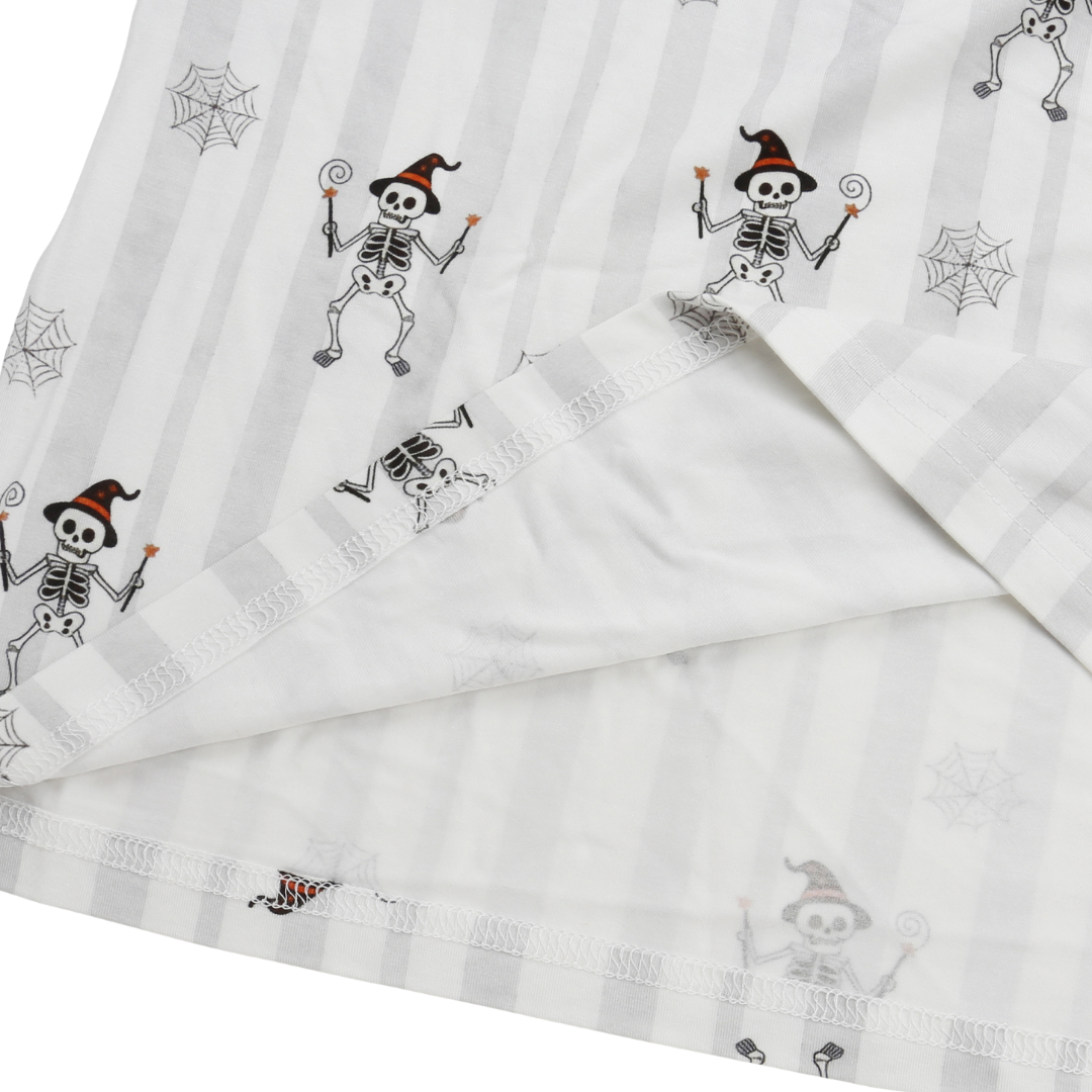 Unisex Adult Bamboo Pajama Set Skeletons