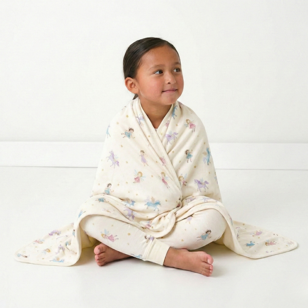 Bamboo Large Blanket Fairy Friends