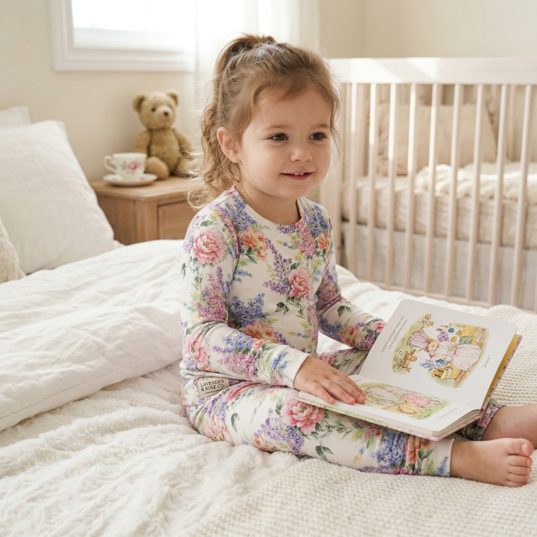 Bamboo Two-Piece Pajama Wildflower Whimsy