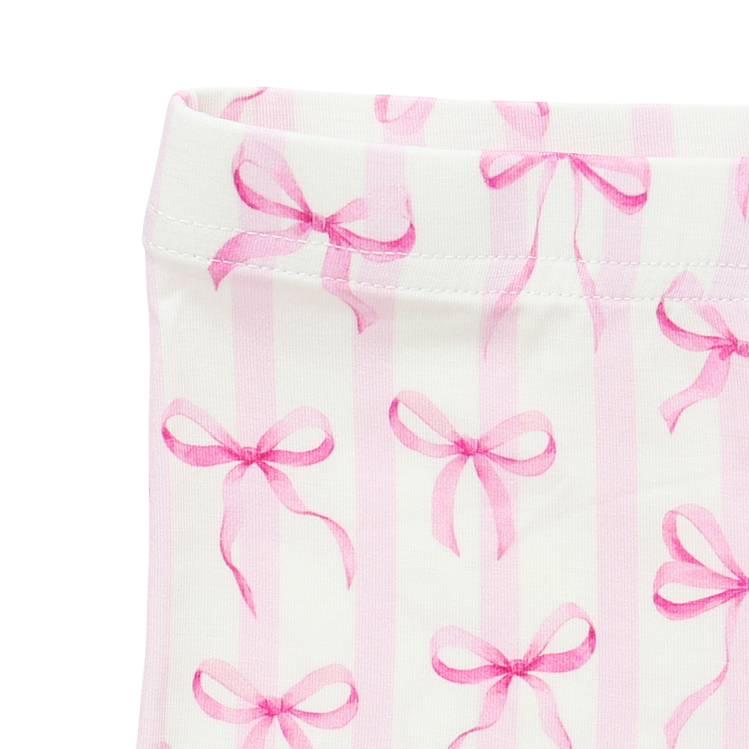 Bamboo Two Piece Pajama Rosy Ribbon