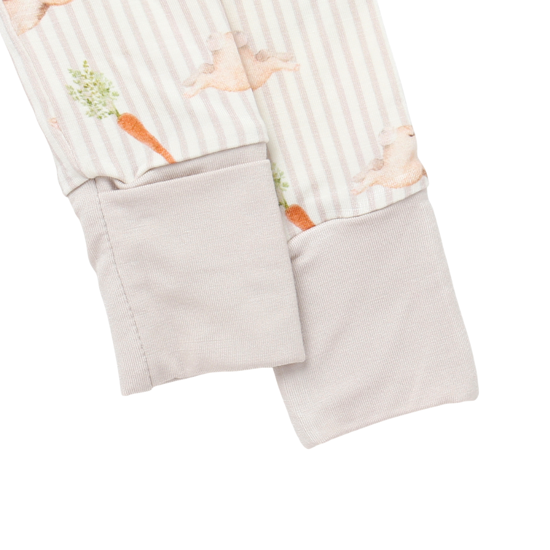 Bamboo Zippy Pajama Bunny Trail