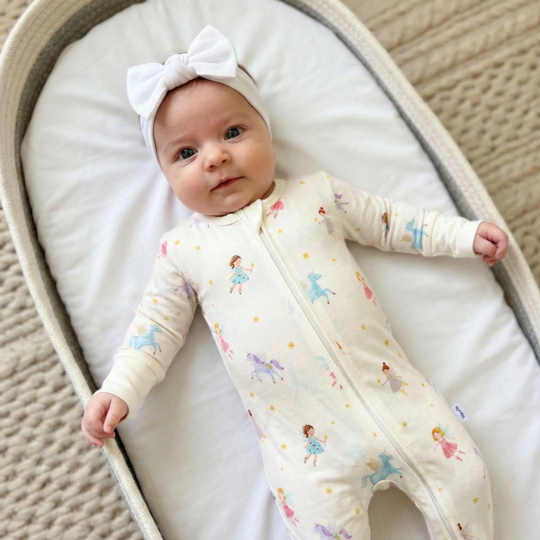 Bamboo Zippy Pajama Fairy Friends