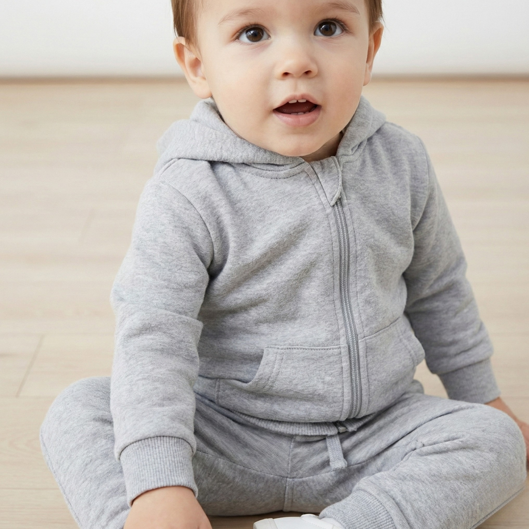 Organic Cotton Full-Zip Tracksuit