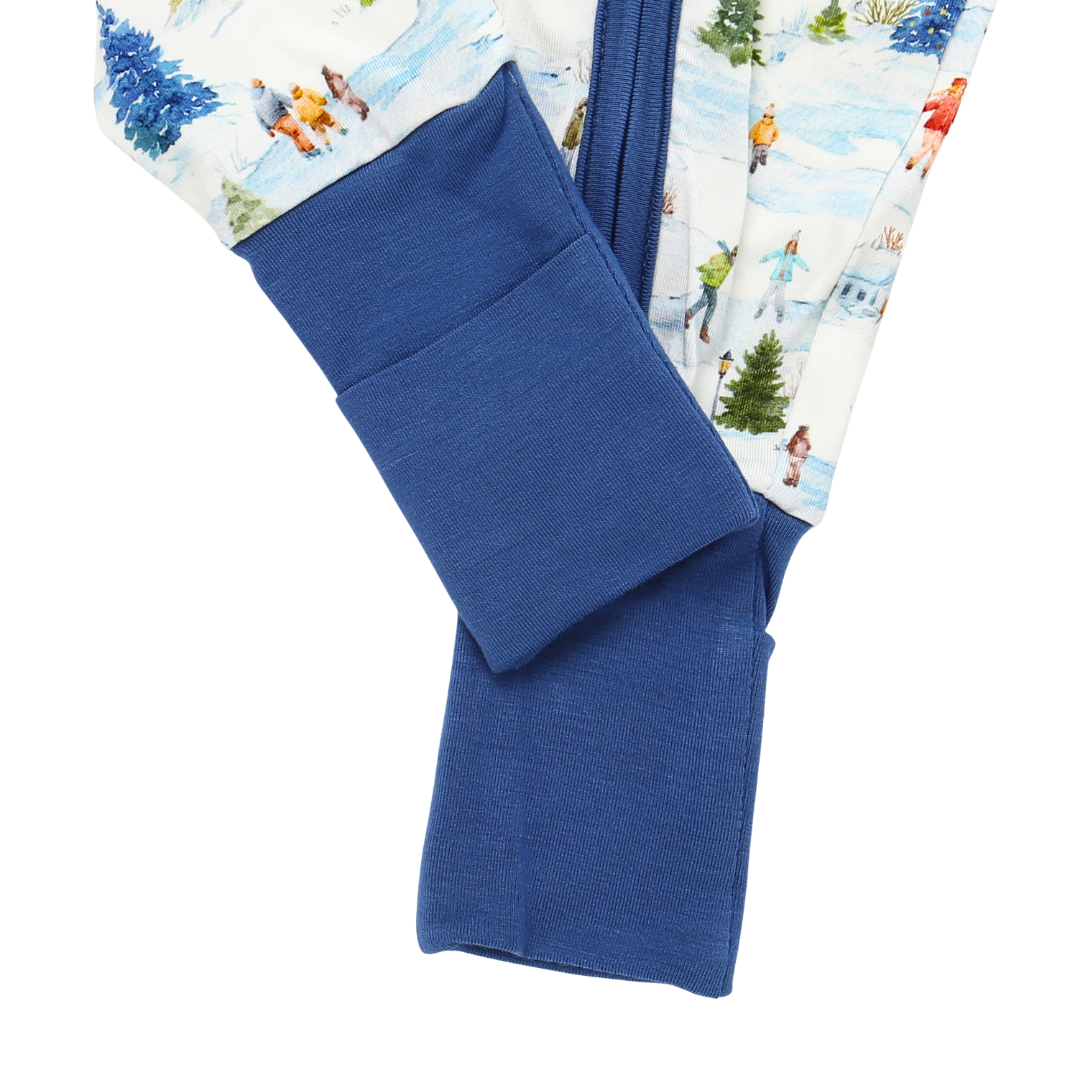 Bamboo Zippy Pajama Winter Village