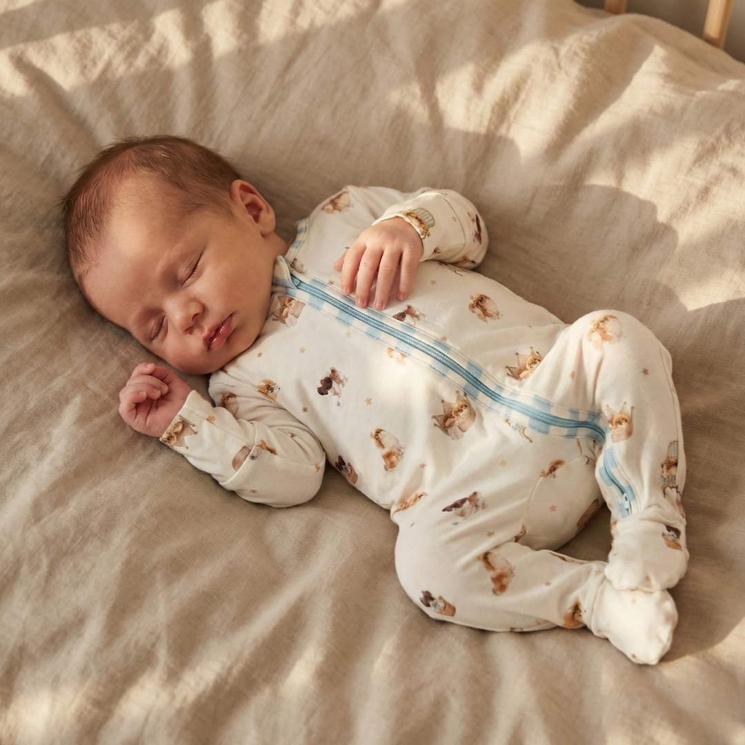 Bamboo Zippy Pajama Life of Simon