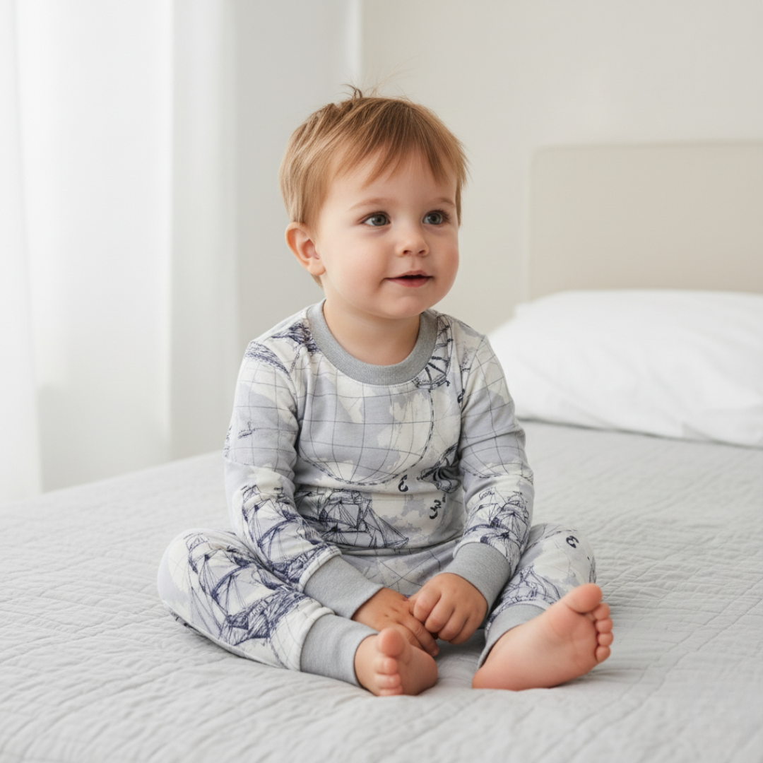 Bamboo Two-Piece Pajama Sailor