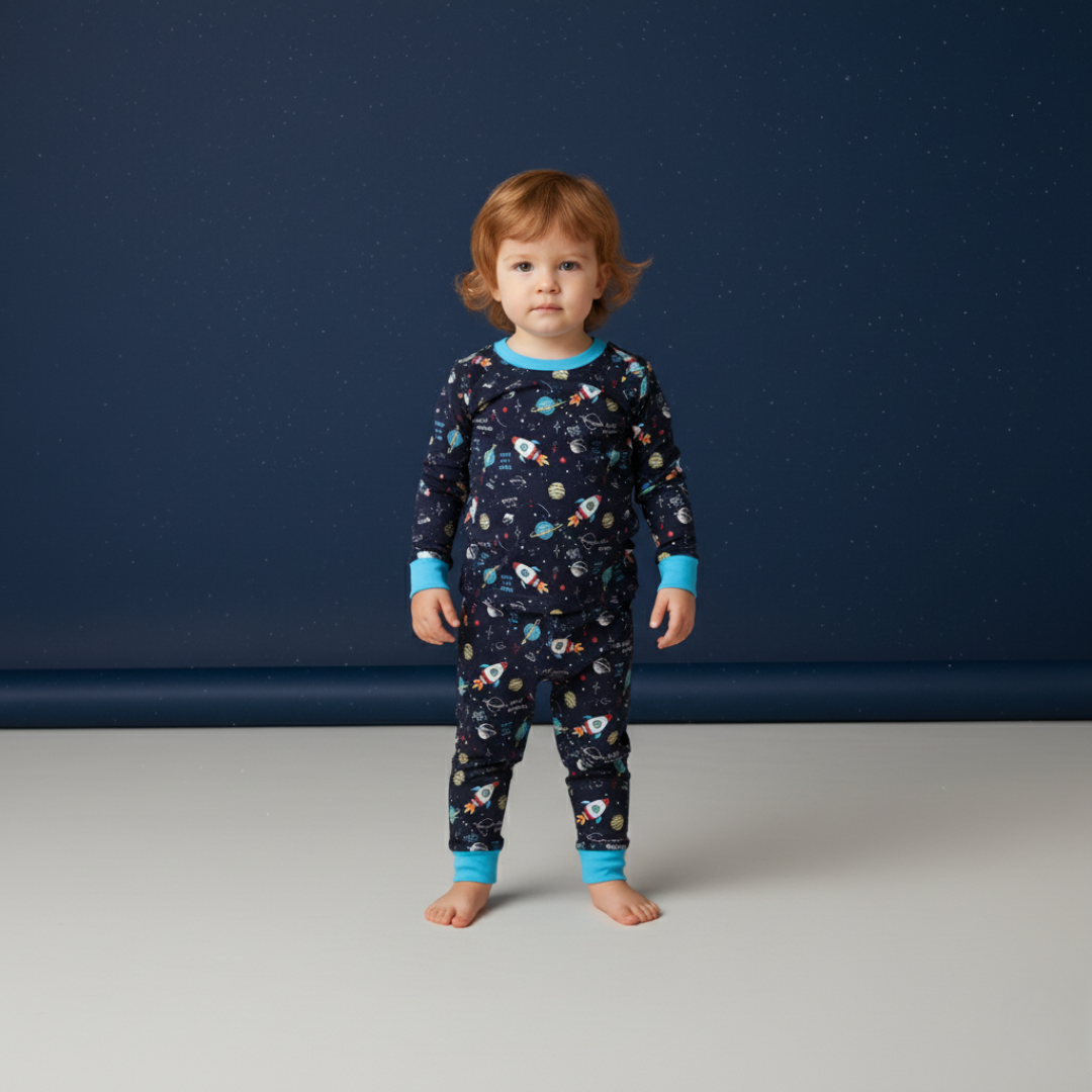 Bamboo Two-Piece Pajama Galactic Dreams