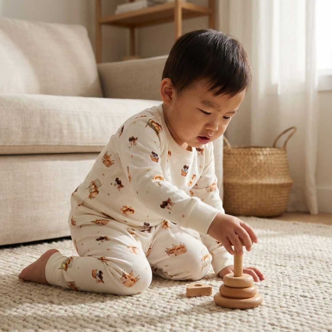 Organic Cotton Two-Piece Pajama Life of Simon