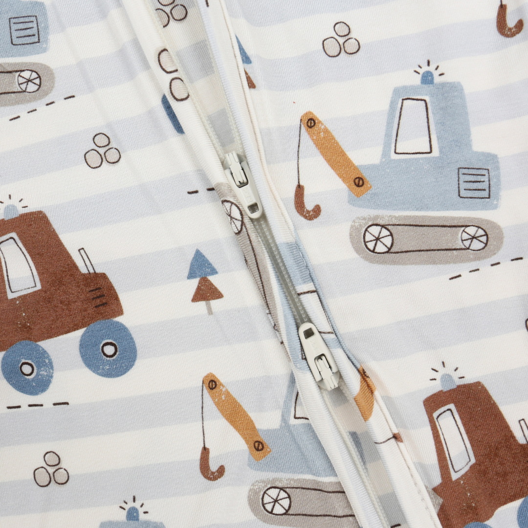 Bamboo Zippy Pajama Little Builders