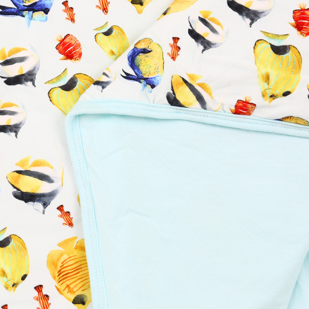 Bamboo Large Blanket Ocean Wonders