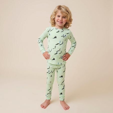 Bamboo Two-Piece Pajama Tee Time – SofiaMila