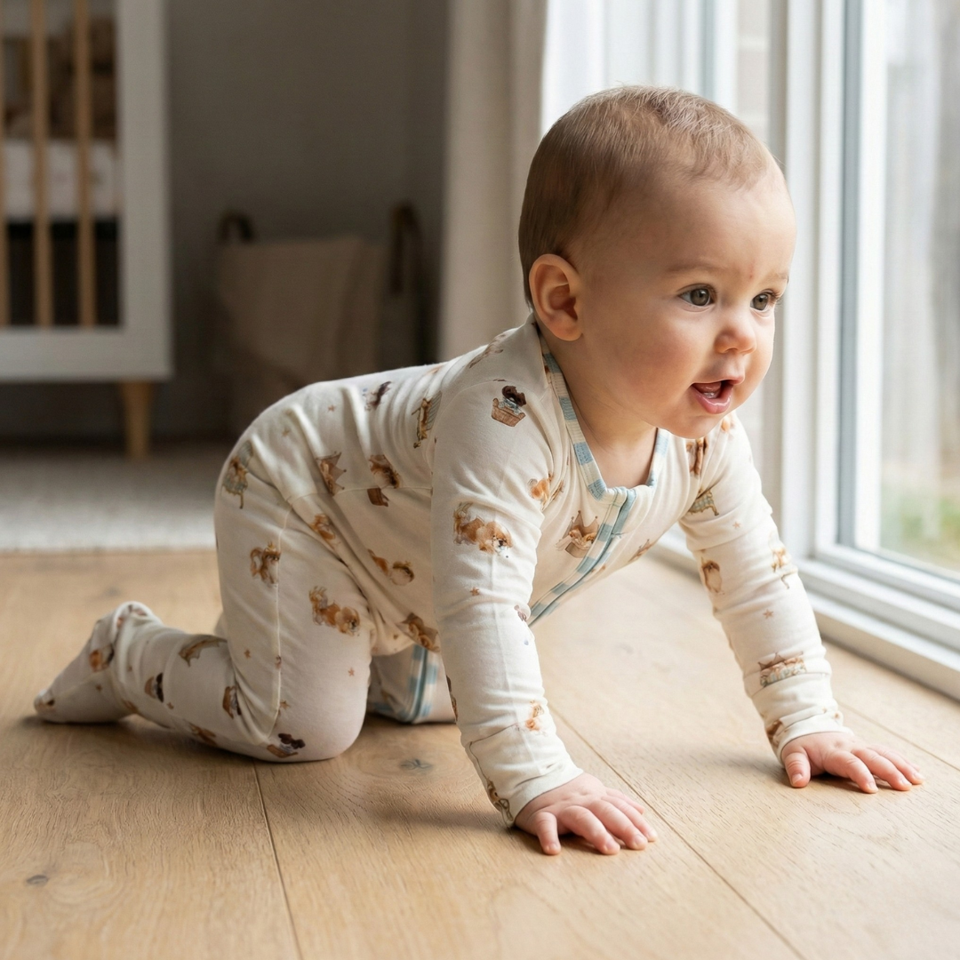 Bamboo Zippy Pajama Life of Simon