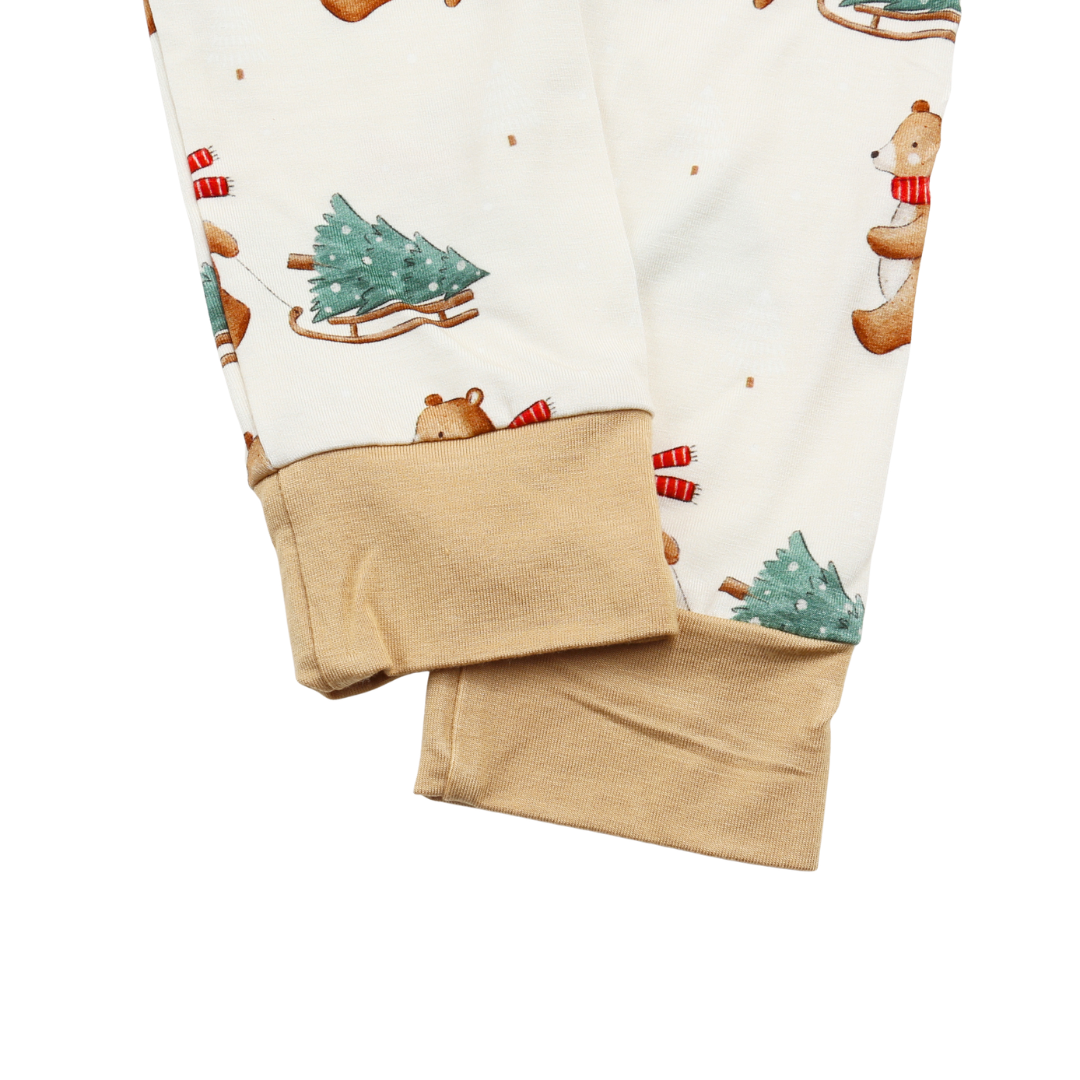 Bamboo Two-Piece Pajama Winter Bear