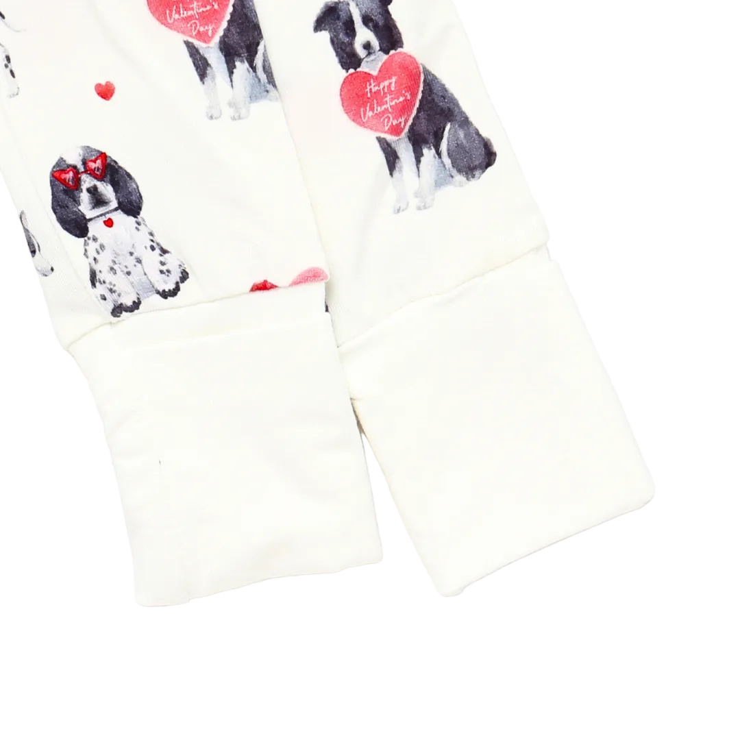 Bamboo Zippy Pajama Puppy Valentine
