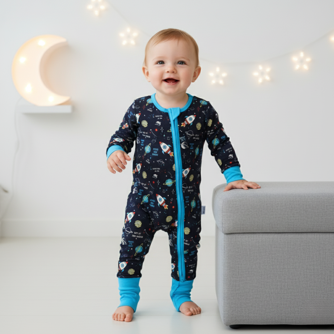 Bamboo Zippy Pajama Galactic Dreams