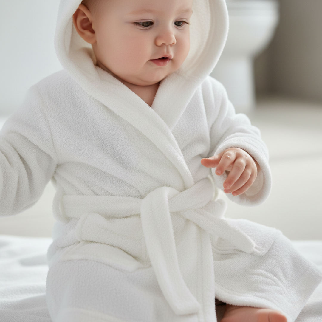Organic Cotton Bathrobe for Babies