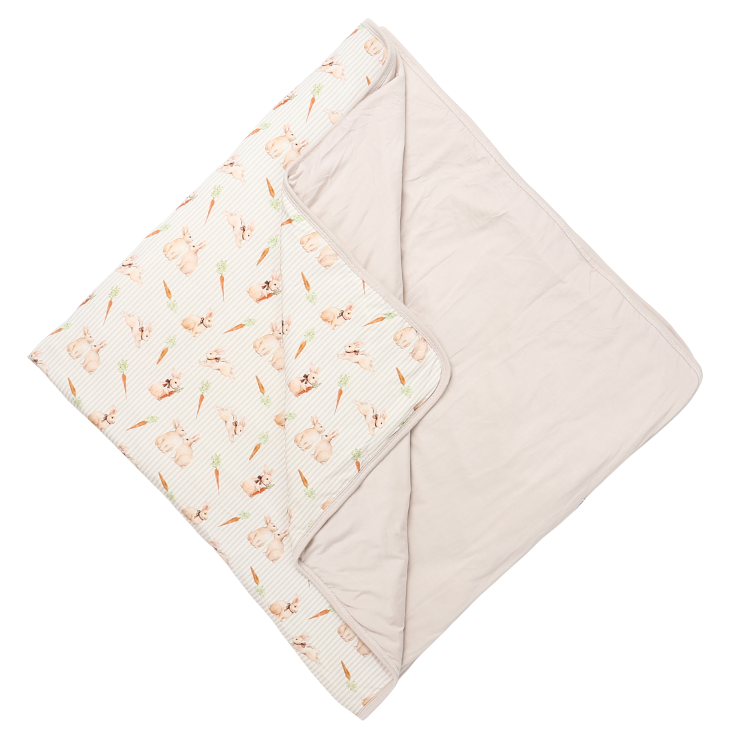 Bamboo Large Blanket Bunny Trail