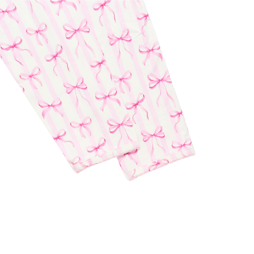 Women's Adult Bamboo Two Piece Rosy Ribbon