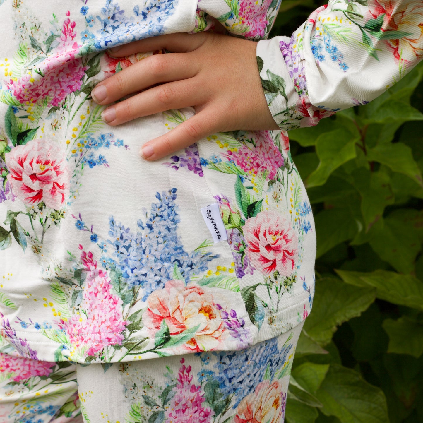 Bamboo Two Piece Pajama Wildflower Whimsy