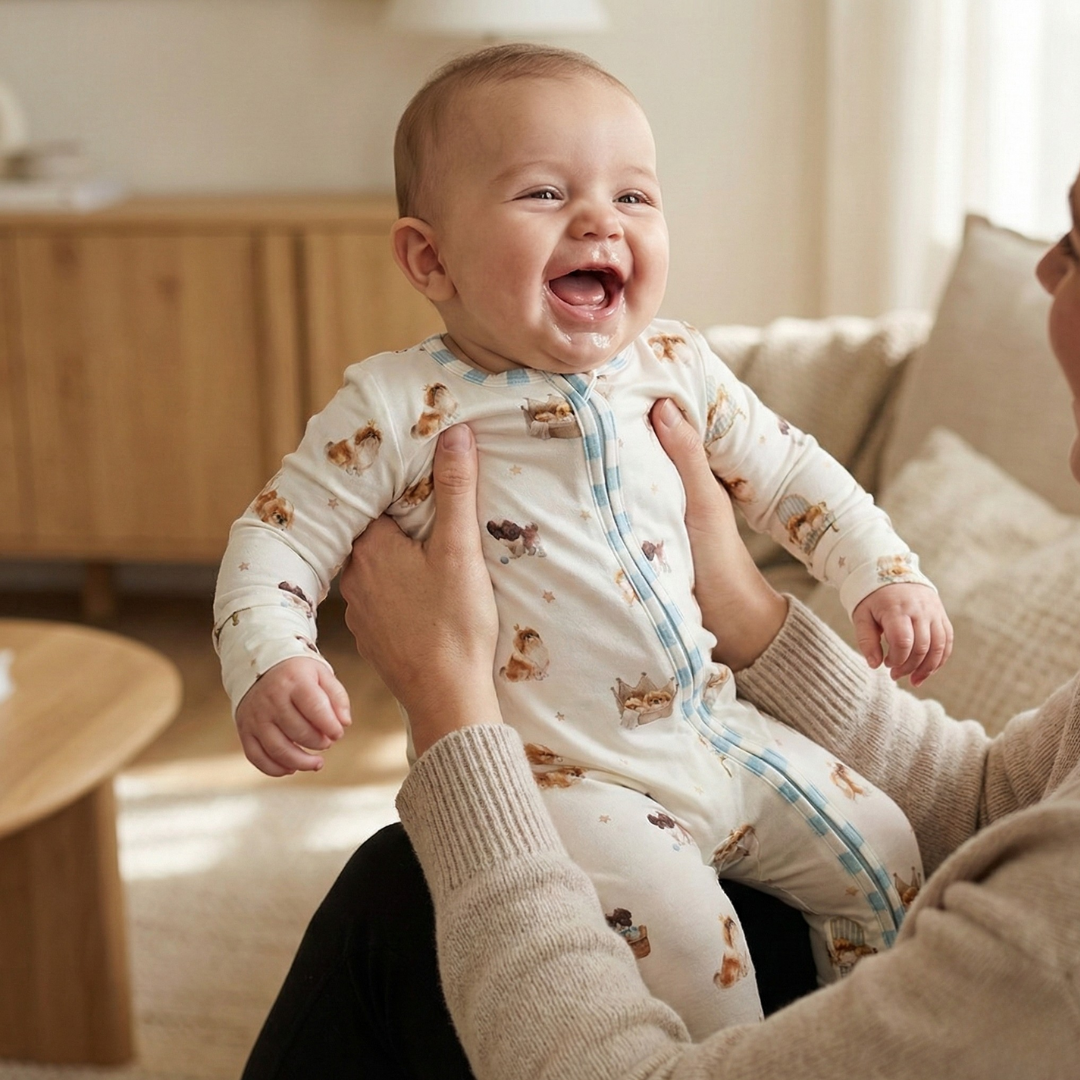 Bamboo Zippy Pajama Life of Simon
