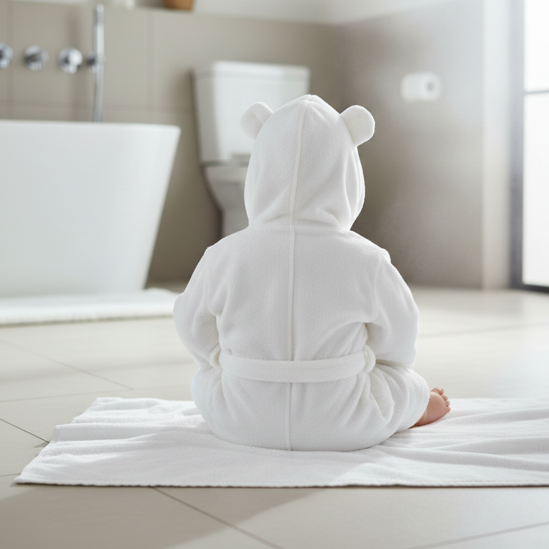 Organic Cotton Bathrobe for Babies