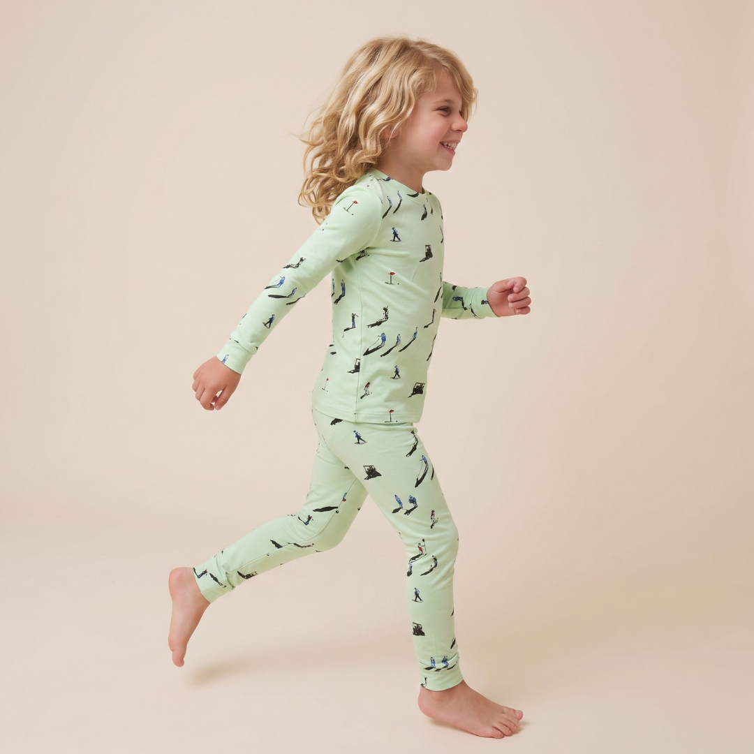Bamboo Two-Piece Pajama Tee Time