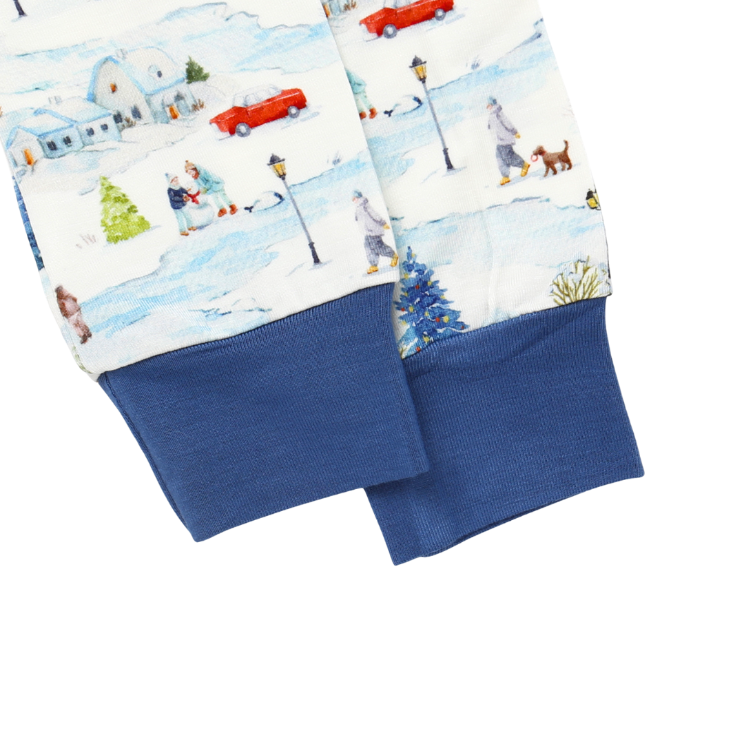 Bamboo Two Piece Pajama Winter Village